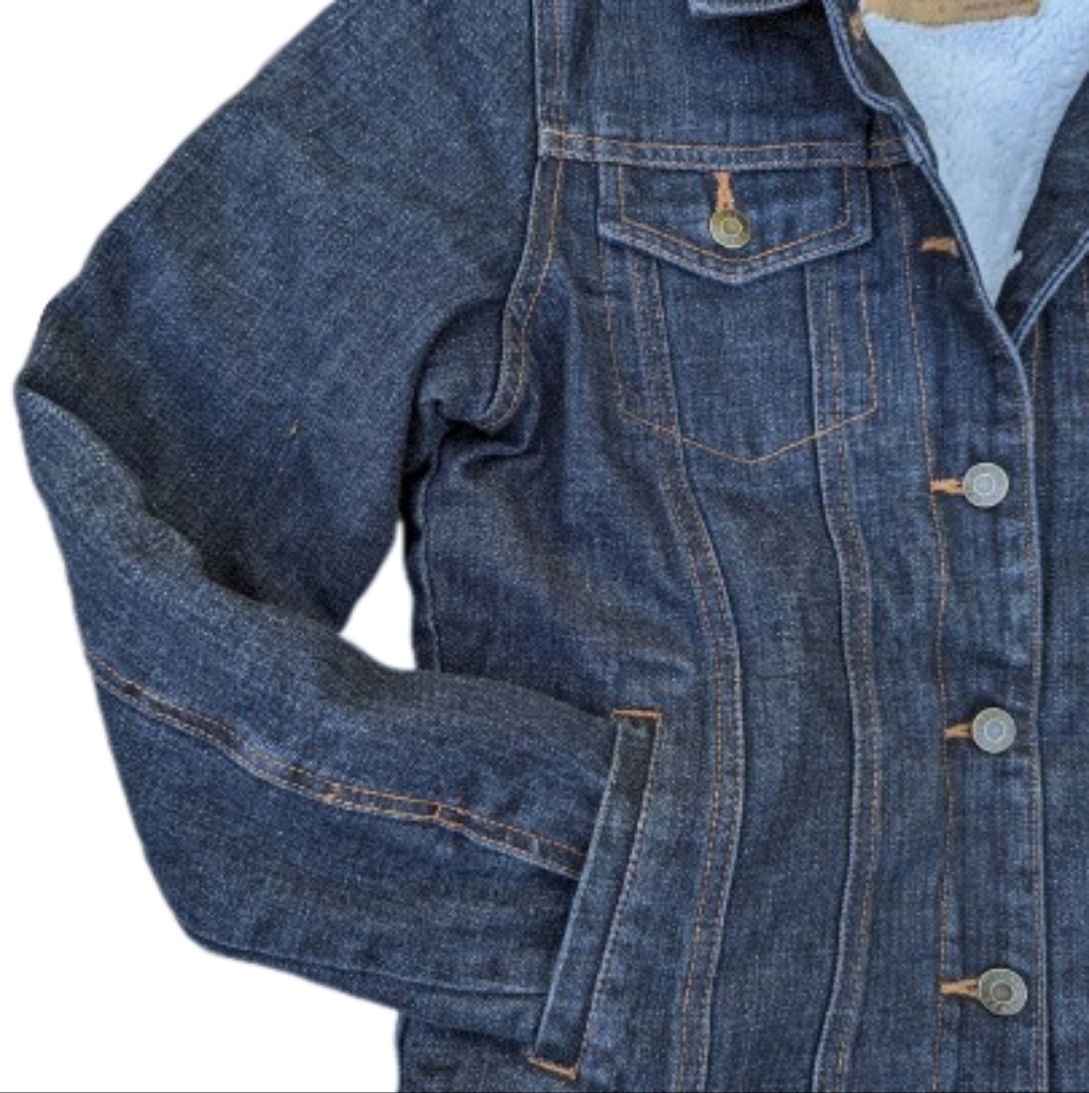 NWT Thick Sherpa Line Fleece Jacket - Picture 3 of 5